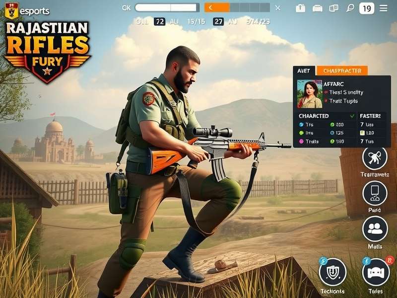 Rajasthan Rifles Fury esports tournament scene